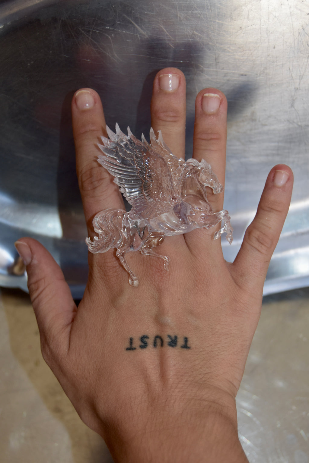 Anillo Caballo con Alas