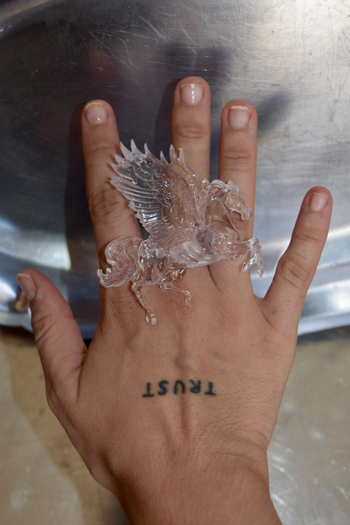 Anillo Caballo con Alas